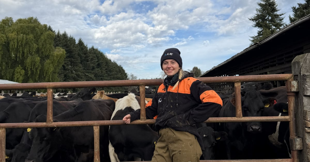 Dairy farmer Georgia White talks cow monitoring